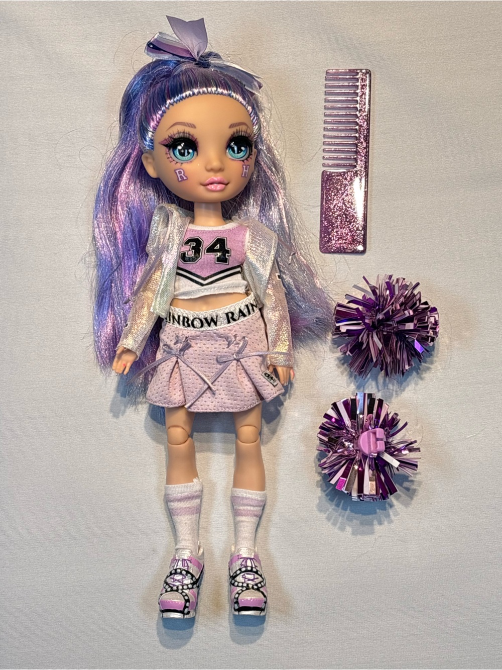 Rainbow High Cheer Violet Willow Doll + Accessories 💜